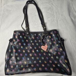 Dooney & Bourke Rainbow DB Logo Shoulder Bag